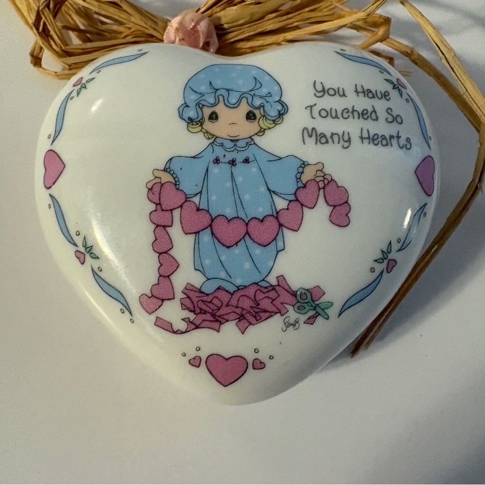 Precious Moments Heart Ornament / You Have Touched so Many Hearts Gift